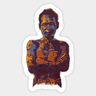 Defiant Khmer Man A Bong Thom Sticker